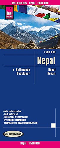 Reise Know-How Landkarte Nepal (1:500.000): reiß- und wasserfest (world mapping project)